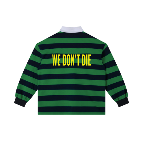 Color Block Stripe Polo Shirt
