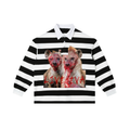 Color Block Stripe Polo Shirt