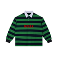 Color Block Stripe Polo Shirt