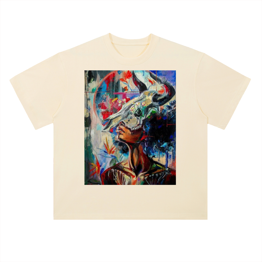 Heavyweight Drop Shoulder Cotton T-Shirt