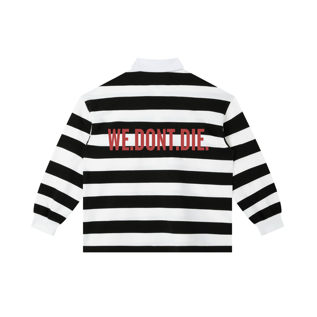 Color Block Stripe Polo Shirt