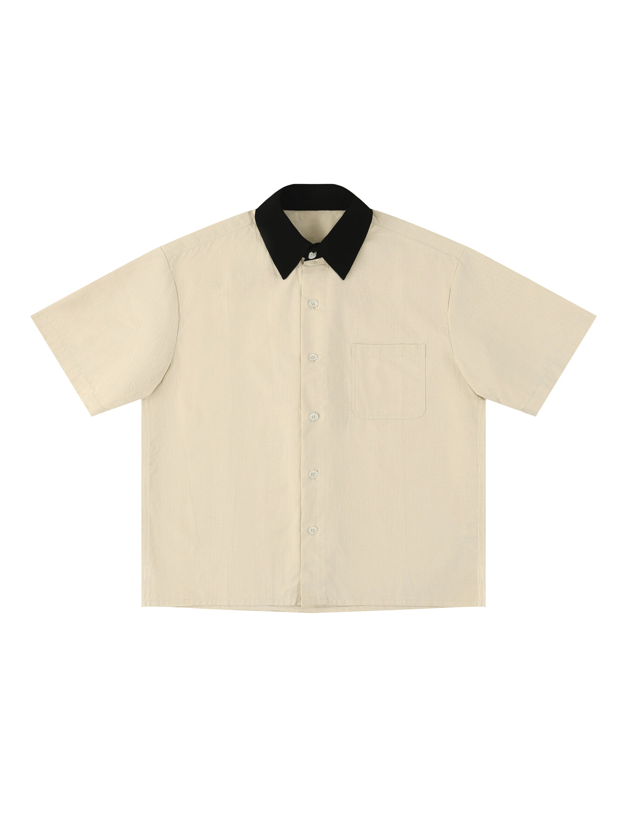 Unisex Color Block Short Sleeve Shirt